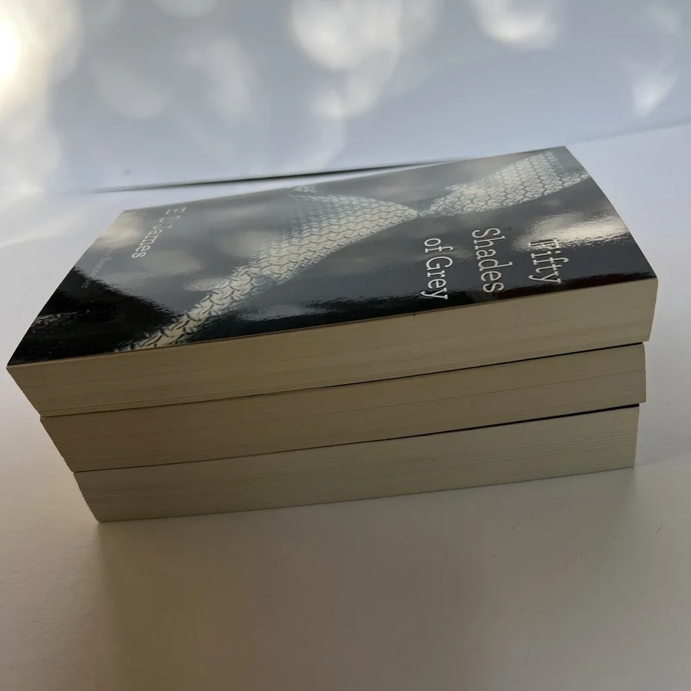 Fifty 50 Shades of Grey Book Trilogy 1-3 Set Paperback by E L James Never Read